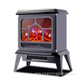 European Style Camel 3D Artificial Electric Fireplace Heater Stove Remote Controlled Living Room Heater Flame Mountain Flame